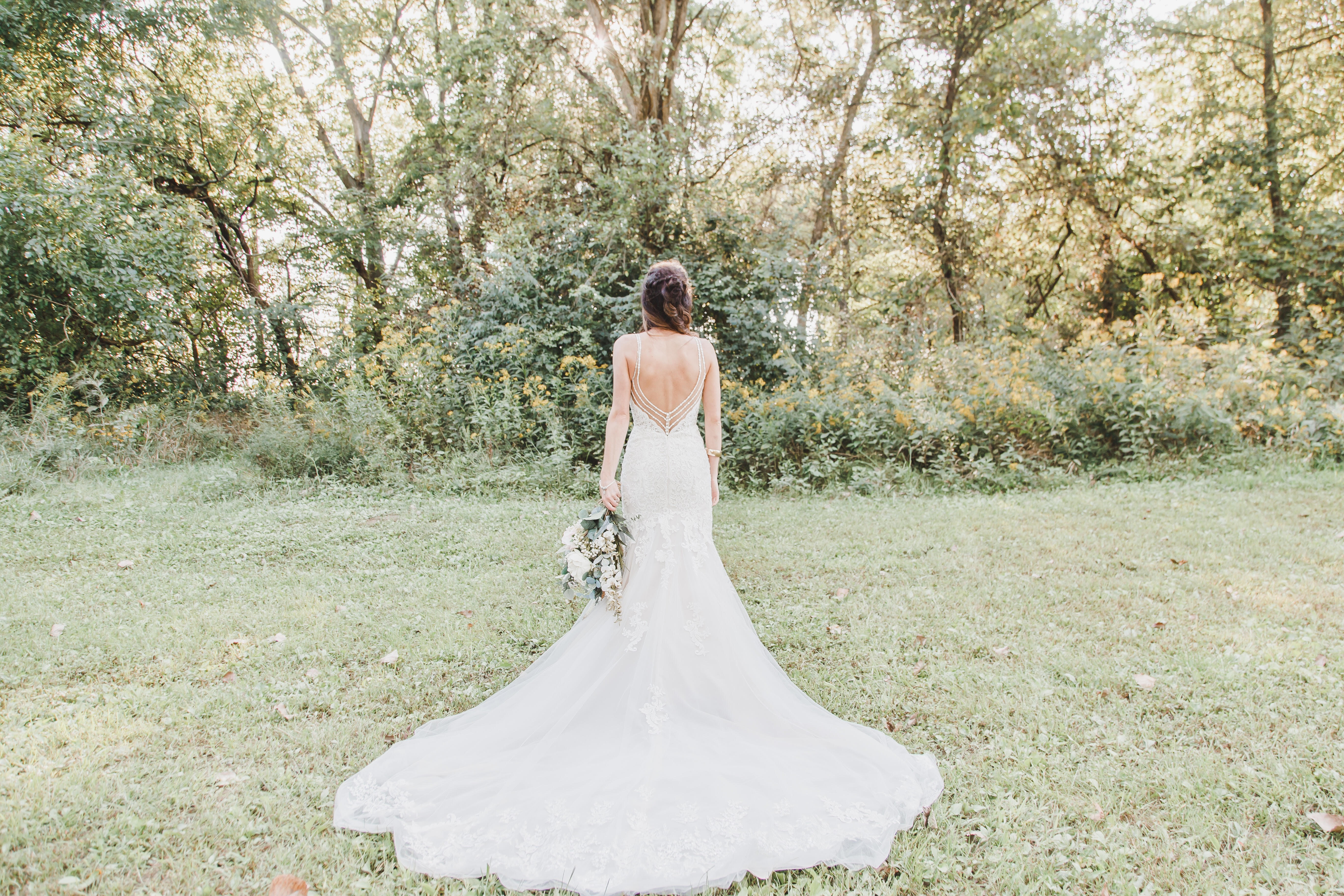 Wedding Dress taken by Nuxoll Photography